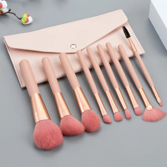 Ronshadow 9PCS 
Pincéis de Maquiagem Conjunto Brochas Maquillaje 
Pincel De Maquiagem 
Kit Rangement Maquillage 
Beleza Embalagem 
Ferramentas de Maquiagem